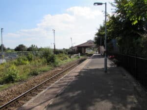 UK Railway Station Platform