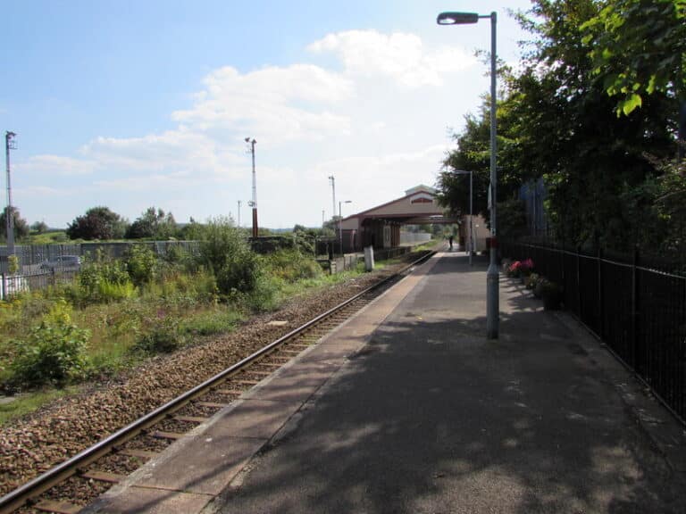 UK Railway Station Platform