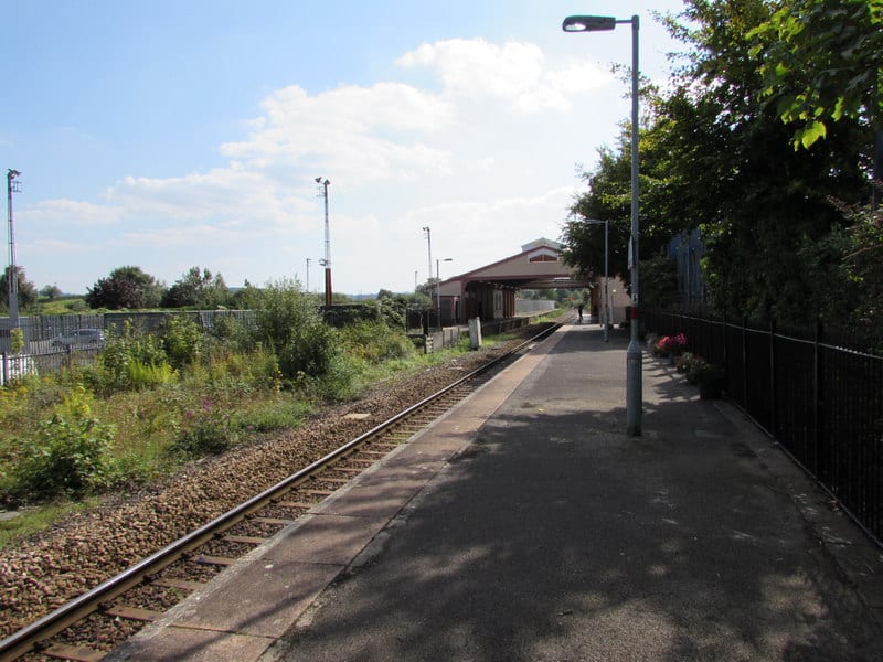 UK Railway Station Platform